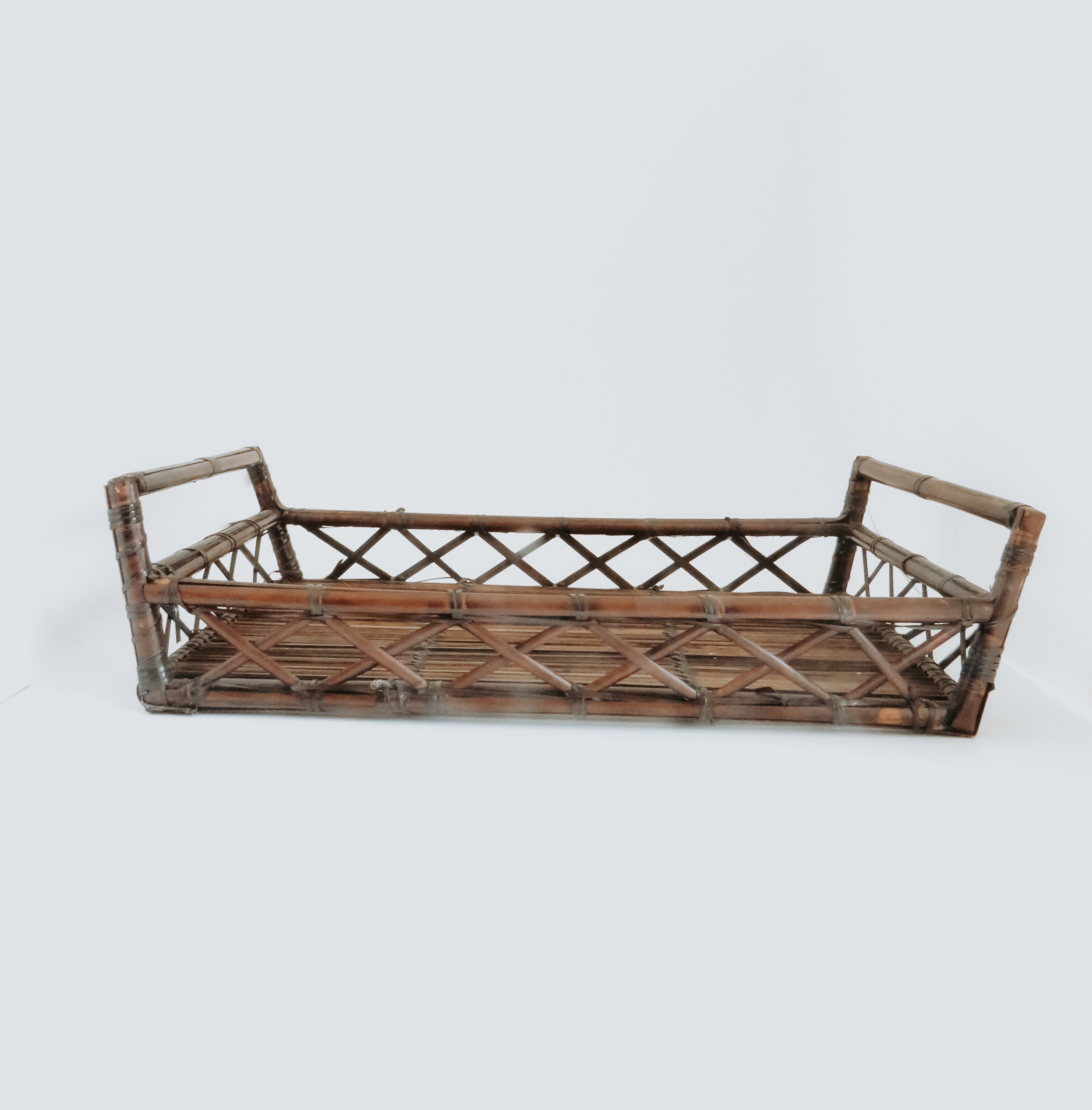 Vintage serveringsbakke | Bambus