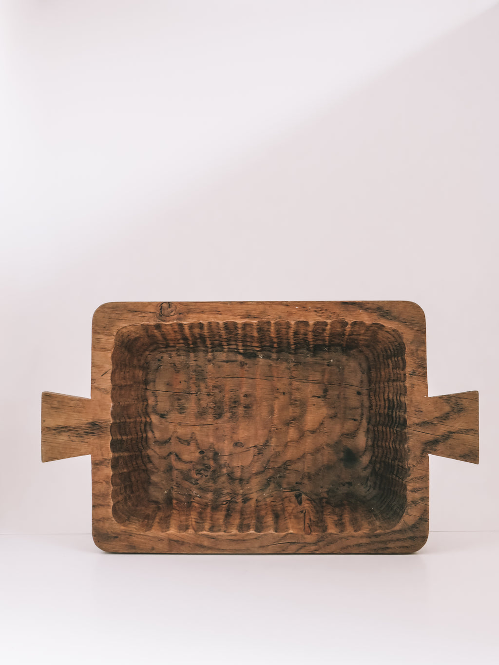 Vintage træfad | 31 × 18 cm