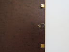 Vintage messingramme med buet glas | 18 × 24 cm