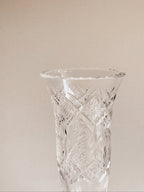 Vintage Cut Crystal Vase