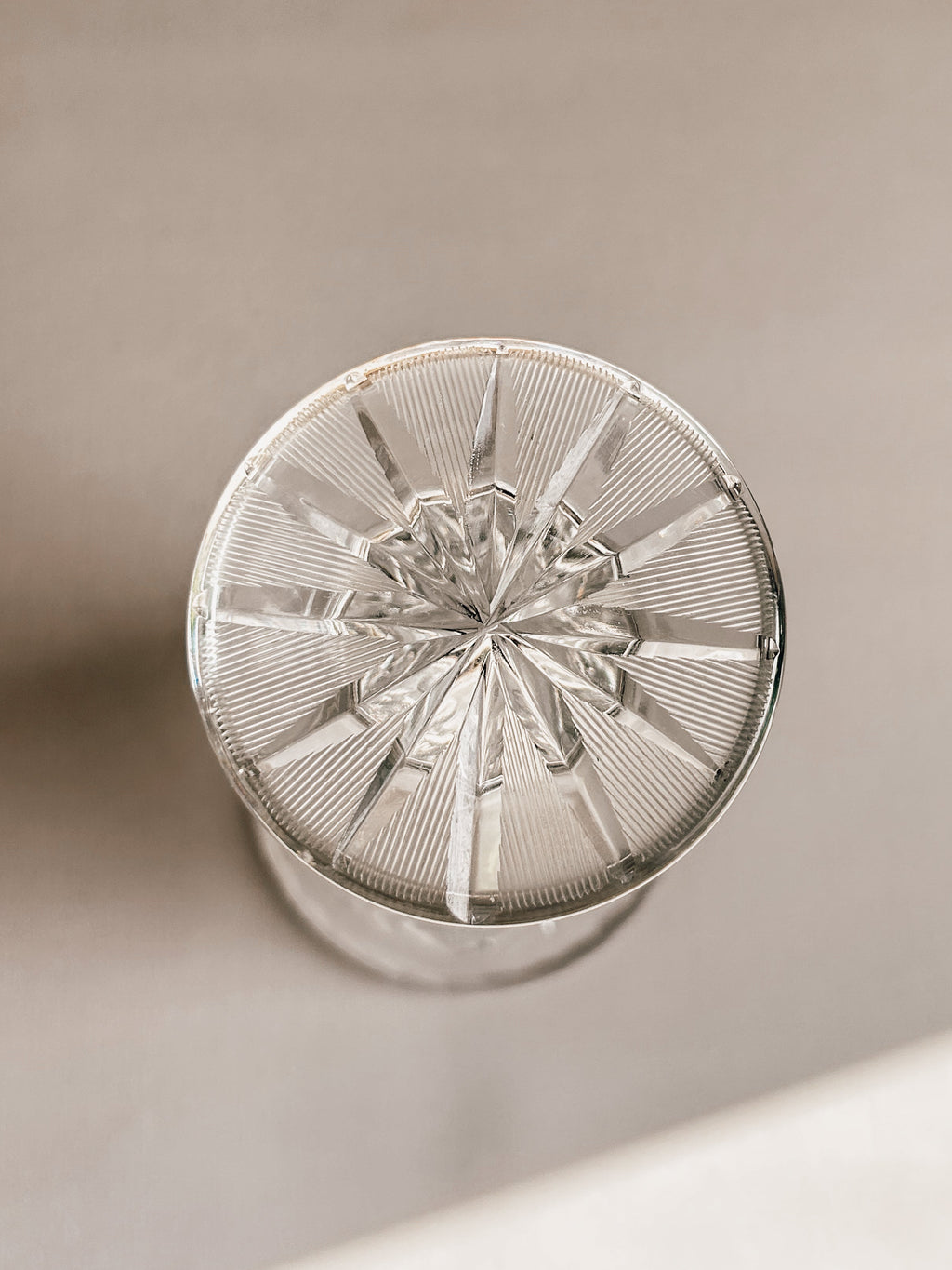 Vintage Cut Crystal Vase