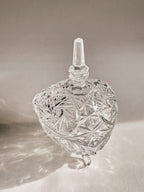 Vintage krystalbonbonnière | Stjerneknop & ornamenteret topknop