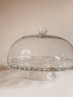 Fransk vintage krystalkageholder | Solstrålemønster