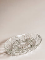 Fransk vintage krystalserveringsfad | Fem rum