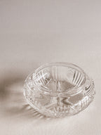 Vintage Crystal Trinket Dish | Starburst Pattern
