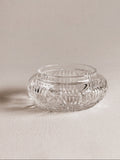 Vintage Crystal Trinket Dish | Starburst Pattern