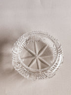 Vintage Crystal Trinket Dish | Starburst Pattern