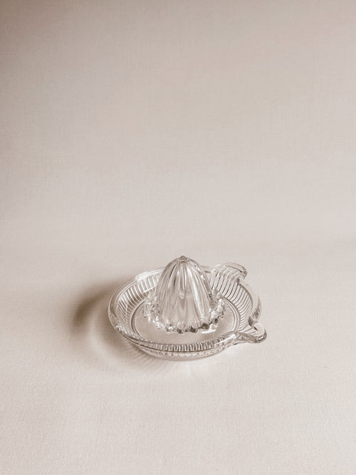Vintage citruspresse i glas | Rillet design