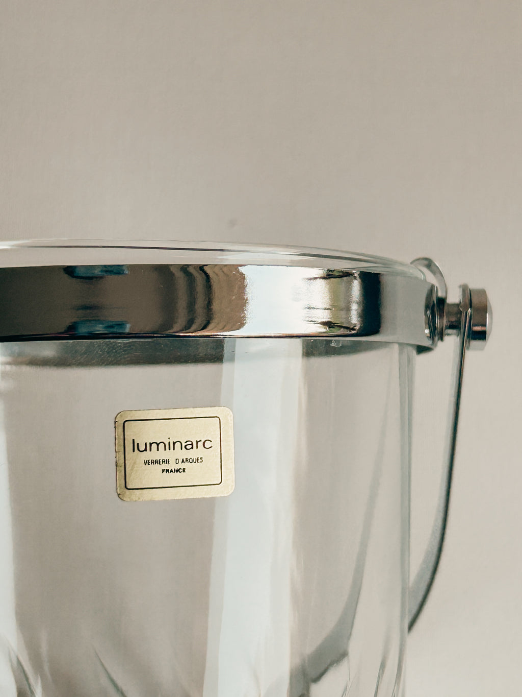 Vintage Luminarc isspand & Stelton istænger | Fransk & dansk design