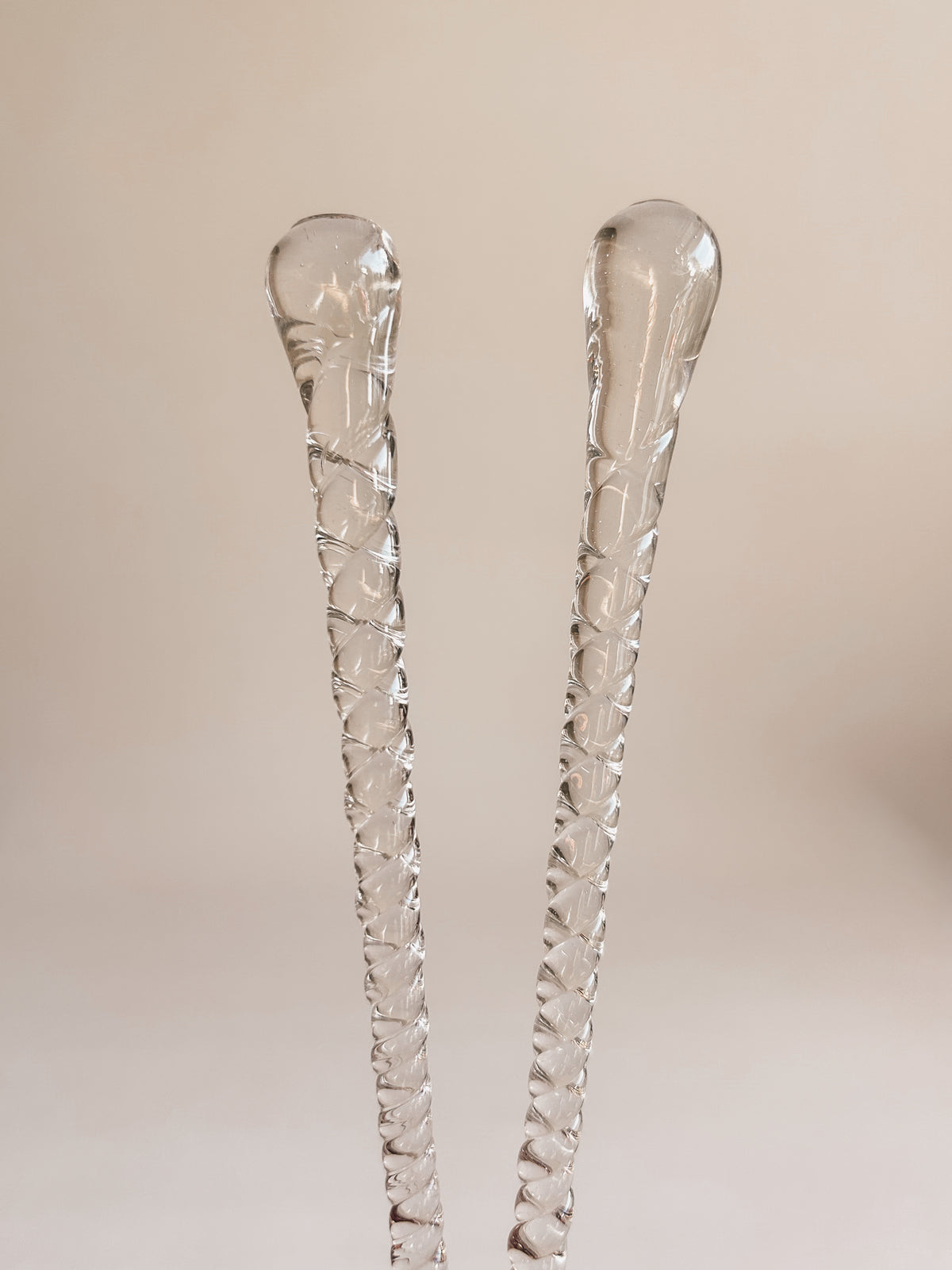 Holmegaard | Spiral Glass Cocktail Chillers, Set of 2
