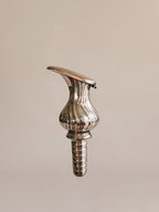 Silver-Tone Bottle Stopper | Fluted Design
