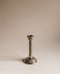 Vintage English Candlestick | Ornate Twisted Stem