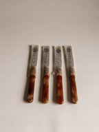 Vintage DuraCut Sheffield Knives | Set of Four with Original Sleeves
