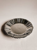 Vintage sølvbelagt skål | Dansk rillet design