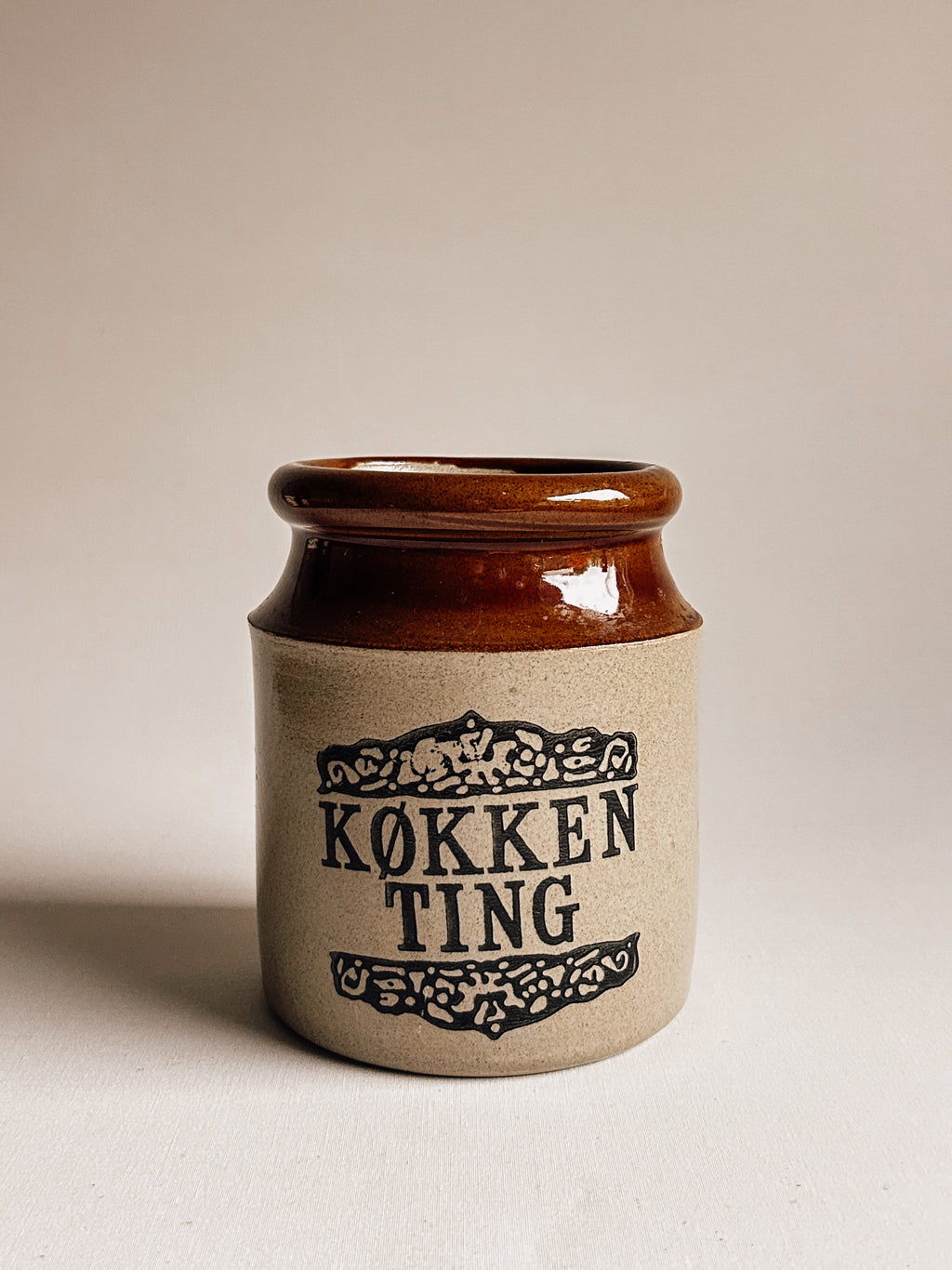 Vintage Moira Stoneware Kitchen Jar | Kitchen Things