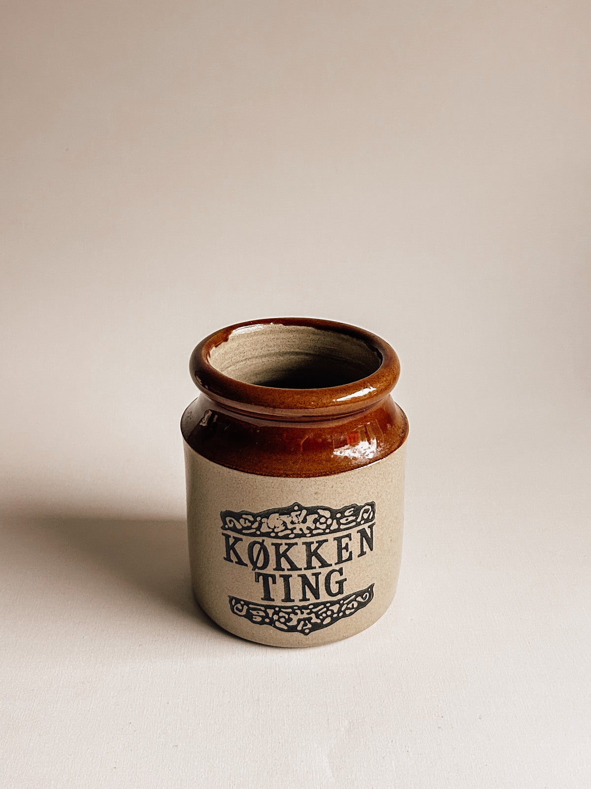 Vintage Moira Stoneware Kitchen Jar | Kitchen Things