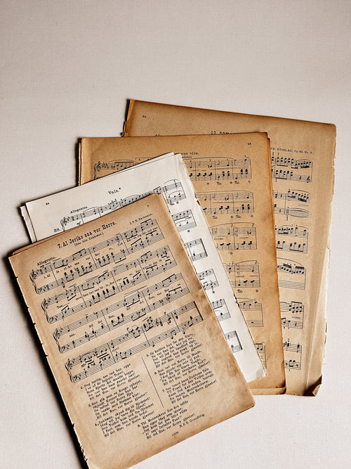 Vintage nodesider | Dekorative papirbunter
