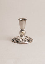 Vintage-lysestage | Fornem blomsterfod